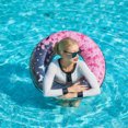 thumbnail image 5 of Btidfty Cherry Blossom Inflatable Pool Float Ring, Thickened Seamless Edges, Suitable for Summer Beach Parties (Black 80), 5 of 8