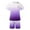Purple, variant on Wyzesi Shorts Suit for Men Athletic Graphic Men's Gradient Short Sleeve Shorts with Heart Print Short Sleeve Shorts Soccer Shorts Suit Men White Casual Pantsuit Set for Men