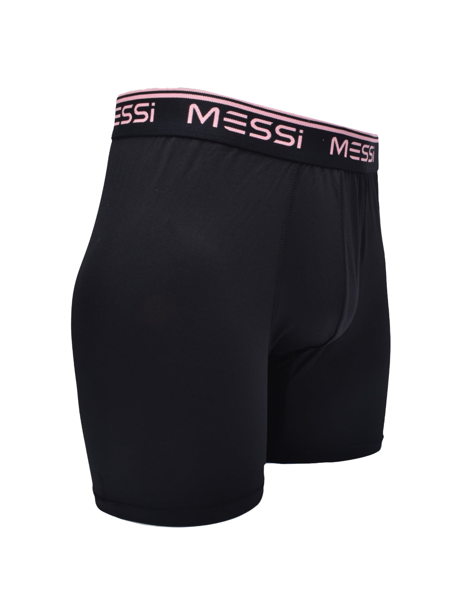 Messi Men's Stretch Boxer Brief Underwear 3-Pack, Sizes S-XL