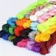 thumbnail image 3 of Xiao Hua Cordón de satén de 1 mm con nudo chino, hilo de macramé de nailon, cordón de seda de cola de rata, cordón para abalorios, para collares, pulseras y bisutería, color gris., 3 of 5