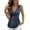 Blue, variant on LIZUOJUNF Womens Dressy Casual Shirts Sleeveless Tops V Neck Blouses Beach Vacation Clothes Basic Tees, S