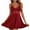 Red, variant on Aofany Women Lingerie Women Lace Chemise Nightgown Sleepwear V Neck Full Lingerie Sleep Dress Plus Size