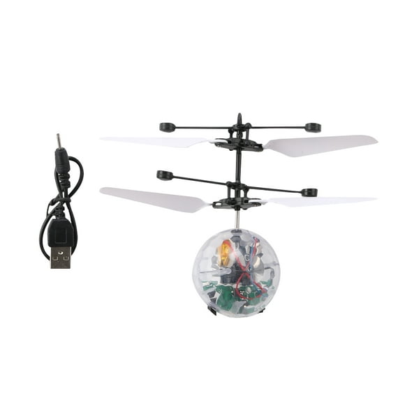 Faithtur Infrared Induction Flying UFO Helicopter with Rainbow Shinning Lights
