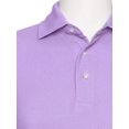 thumbnail image 2 of AKA Men's Classic-Fit Pique Polo Shirt Lavender Small, 2 of 4