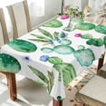 thumbnail image 4 of Dreamtimes Cute Print Tablecloth, Waterproof Washable Polyester Square Table Cover, Durable Tablecloth for Kitchen Dining Table Party Decor,54"X 54", 4 of 7