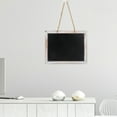 thumbnail image 3 of Wooden Frame Blackboard Sign Pendant Hanging Board Message Board Sign Hanging Chalkboard Decor, 3 of 9