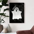 thumbnail image 4 of Pintura en lienzo de gato negro para decoración de sala de estar, carteles de Halloween, calabaza, minimalista, Otoño, moderno, escalofriante, 4 of 4