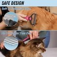 thumbnail image 3 of Clearance Pet Pro Grooming Tool - Pink Deshedding Brush for Detangling and Dematting Long, Matted Fur on Cats and Dogs, 3 of 5