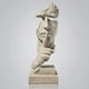 thumbnail image 4 of Estatua de pensador: el silencio es oro, decoración moderna, figura de arte abstracto creativo, esculturas de resina, decoración de dormitorio, estudio en casa, figuras de oficina para estante de esc JAMW Sencillez, 4 of 4