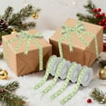 thumbnail image 7 of 5 Rolls Christmas Ribbon 1.5 inch Wide Decorative Ribbon for Gift Wrapping and Holiday Decorations Cartoon Alligators Playing Golf, 7 of 7