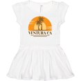thumbnail image 3 of Inktastic Ventura California Retro Sunset Girls Baby Dress, 3 of 5