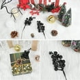 thumbnail image 4 of DearHouse 22 Pcs Pack Christmas Glitter Berries Stems,16.5 Artificial Christmas Picks for Festival Holiday Crafts and Home Decoration … (Black), 4 of 7