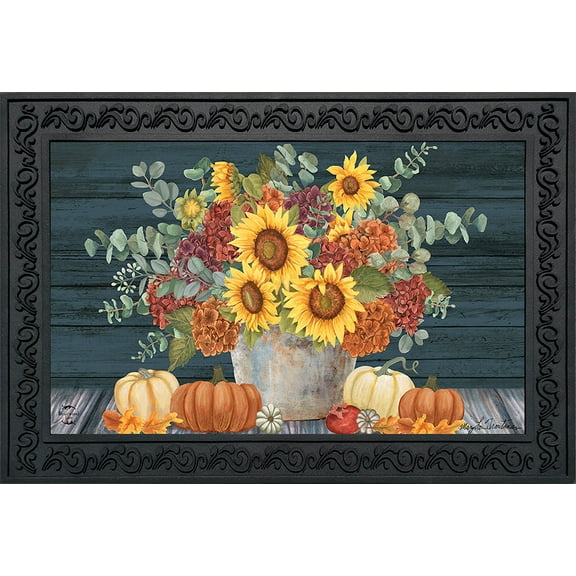 Briarwood Lane Sunflowers And Hydrangeas Fall Doormat
