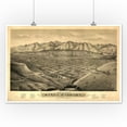 thumbnail image 3 of Santa Barbara, California #1, (1881), Panoramic Map (12x18 Wall Art Poster, Room Decor), 3 of 3