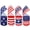 Multicolor, variant on 4 Roll 24 Yard 4th of July Red White and Blue Wired Edge Ribbon Patriotic Star and Striped Ribbons Set DIY Crafts for Memorial Day Gift Wreath Bow Craft Party Decor