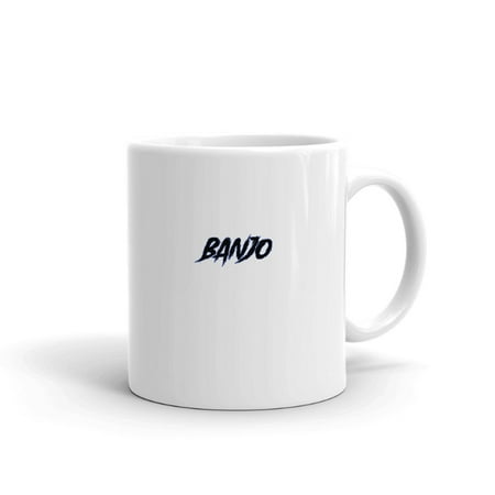 

Banjo Slasher Style Ceramic Dishwasher And Microwave Safe Mug By Undefined Gifts