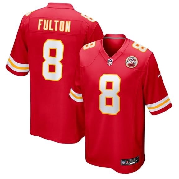 Men's Nike Kristian Fulton Red Kansas City Chiefs Team Game Jersey