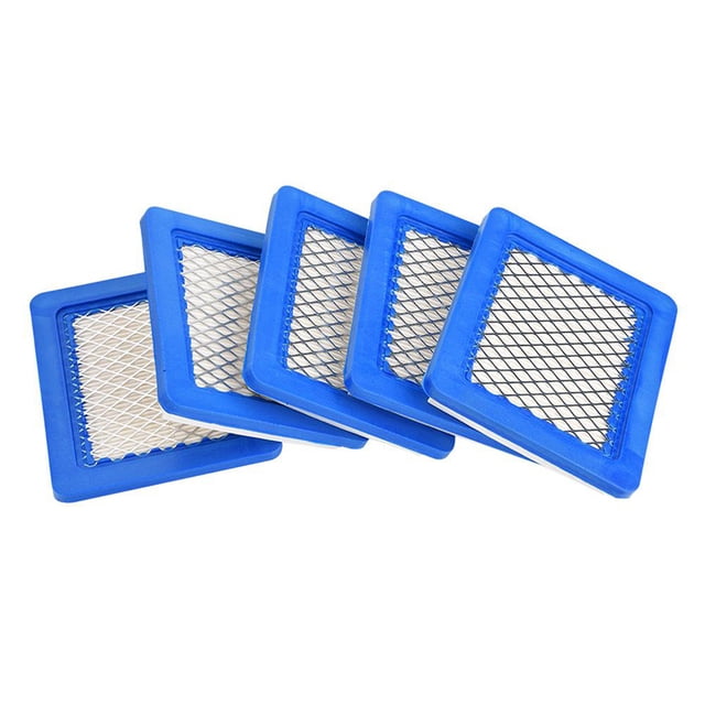 5 Pack 491588S Air Filter, Replacement for Briggs Stratton 491588 4915885 Flat OEM Air Cleaner