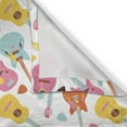 thumbnail image 4 of Ambesonne Guitar Valance Pack of 2, Summer Festival Colorful, 54"X12", Multicolor, 4 of 5