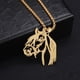 thumbnail image 2 of Collar con colgante de cabeza de caballo, collar con dije de silueta de caballo, collar con animal del zodiaco para mujeres y hombres, joyería, regalo para San Valentín y cumpleaños., 2 of 7