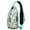 Greenish-blue-24, variant on Crossbody Sling Backpack for Women Men Orange Seahorse and Green Algae Shoulder Sling Crossbody Casual Chest Bag for Travel Sports Running Hiking