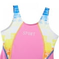 thumbnail image 5 of BULLPIANO Little Girls Swimsuit One Piece Swimwear for Girls Tie Dye Beach Wear Beach Scoop Neck Bikini Swimsuit, Size 4-5 Years, 5 of 5