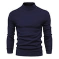 thumbnail image 5 of Autumn and winter thickened warm sweater men's slim men's sweater men's multi-color sweater - floral camel - M suitable for 55-65kg, 5 of 7