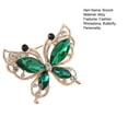 thumbnail image 7 of Tnobhg Fashion Rhinestone Butterfly Brooch Personality Alloy Pin Clothing Zircon Corsage Brooch Women Accessories, 7 of 7