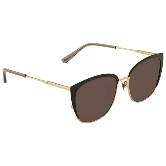 Sunglasses Bottega Veneta BV 0089 SK- 001 Black / Smoke Gold