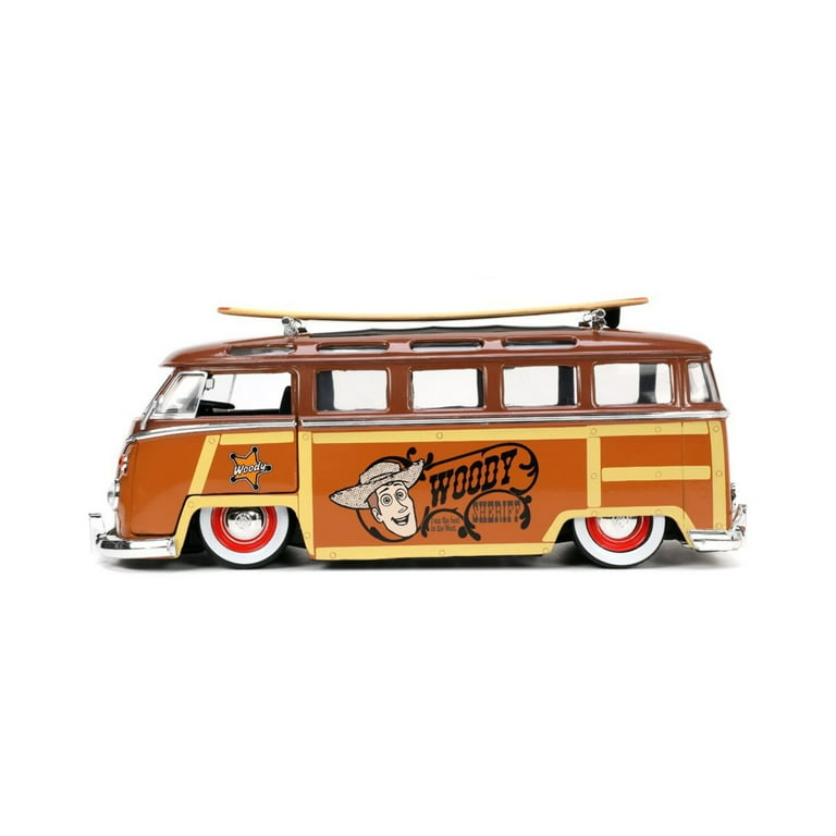 Toy Story VW Surf Bus 1:24 with Woody Figure - Walmart.com