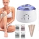 thumbnail image 5 of Electric Wax Pot Warmer Heater Kit + 400g Waxing Beans + 5pcs Depilatory Spatulas, 5 of 5