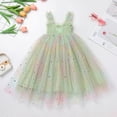 thumbnail image 4 of OBEEII Flower Girls Tulle Tutu Dress for Baby Girls Princess Dresses Summer Sleeveless Dresses Back to School Dresses with Headband 2PCS, 4 of 10