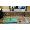 thumbnail image 2 of Cactus Teal and Green Watercolor Dish Drying Mat, 2 of 7