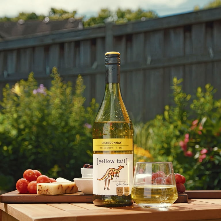 Yellow Tail Chardonnay Australia White Wine, 1.5 L Bottle, 13% ABV