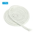 thumbnail image 3 of Uxcell 1/2"x 118" Wood Stove Gasket, Fiberglass Round High Temperature Resistance Seal Rope Replacement, White, 3 of 6