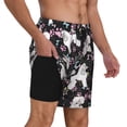 thumbnail image 6 of Rocae Cute Poodle Dog for Men's Swim Trunks Quick Dry With Two Side Pockets and One Lined Patch PocketSmall, 6 of 9