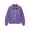 Purple, variant on Women's Waffle Knit Zip-Up Jackets Fall Lapel Collar Long Sleeve Fashion Going Out Casual Loose Coats S-XXL