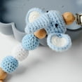 thumbnail image 3 of XIRQI 4Pcs Pacifier Clip,Crochet Craftsmanship Pacifier Holder,Secure Anti-Fall Design Binky Clips, 3 of 4