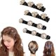 thumbnail image 1 of Pinzas para el cabello trenzadas con piedras de cristal brillantes XINYU 4 piezas, 1 of 7