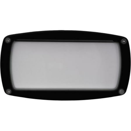 

Dabmar Lighting DSL1073-B Recessed Open Face Brick Step & Wall Light Black - 5 x 9 x 3.90 in.