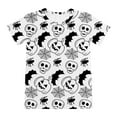 thumbnail image 2 of Ensemble de Pyjama Doux Imprimé pour Filles, Col Rond, Tenue de Détente Confortable, Tenue Décontractée pour le Printemps et l'Été, Pyjama pour Tout-Petits et Enfants, 2 of 6