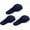 Navy blue, variant on Jumbo Dreadlock Long Hair Fabric Sleeping Cap Head Wrap Bonnet, Adult Unisex, Black, 3 Pack