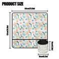 thumbnail image 5 of HELLHERO Ink and Wash Floral Patterns Sewing Machine Pad Fabric Polyester Waterproof with 4 Pockets Sewing Machine Mats for Travelling and Sewing Classes, 5 of 5