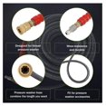 thumbnail image 6 of Pressure Washer Hose 3/8 Inch x 100ft 6000 PSI - Non-Marking R2 Gray - 2-Braid High Pressure Replacement Hose for Gas & Electric Pressure Washers, 6 of 7