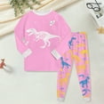 thumbnail image 2 of Boys Pajamas Cotton Truck Pjs Toddler Sleepwear Kids Winter Clothes Set 6-12 Months 12-24 Months 2t 3t 4t 5t 6t 7t 8t 9t Children(Pink,3-4 Years), 2 of 5