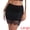 Black, variant on Women's Anti-Static Above Knee Half Slip Lace Hem Under Dresses XXL Beige