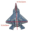 thumbnail image 4 of TAPDRA High Precision F-22 Raptor Fighter Model Alloy Plastic Material 1:160 Scale For Aircraft Enthusiast Birthday Christmas, 4 of 5