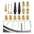 thumbnail image 4 of Guardoinrt BRASS ADAPTOR PRESTA for SCHRADER BICYCLE VALVE BIKE 24pcs 1 set CONVERTER PUMP 15 pcs, 4 of 6