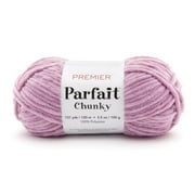 Premier Yarns Parfait® #6 Super Chunky Chenille Yarn, Black, 3.5oz 131yds