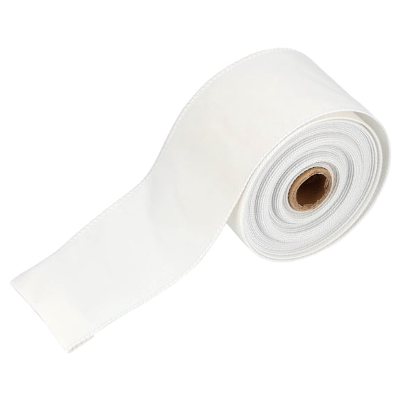 White Velvet-Feel Christmas Ribbon, 2.5" x 25', by Holiday Time